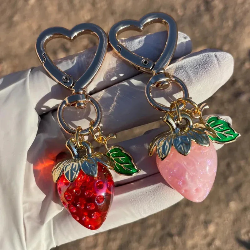 cute-strawberry-keychain-pendant - Viexta