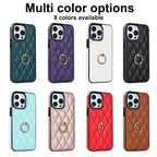 diamond-bracket-leather-iphone-case - Viexta