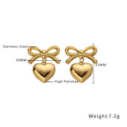 Stainless Steel Geometry Stud Earrings - Viexta