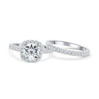 Zircon Engagement Two-piece Ring - Viexta