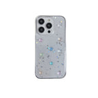 Luminous Stars Glitter Transparent iPhone Case