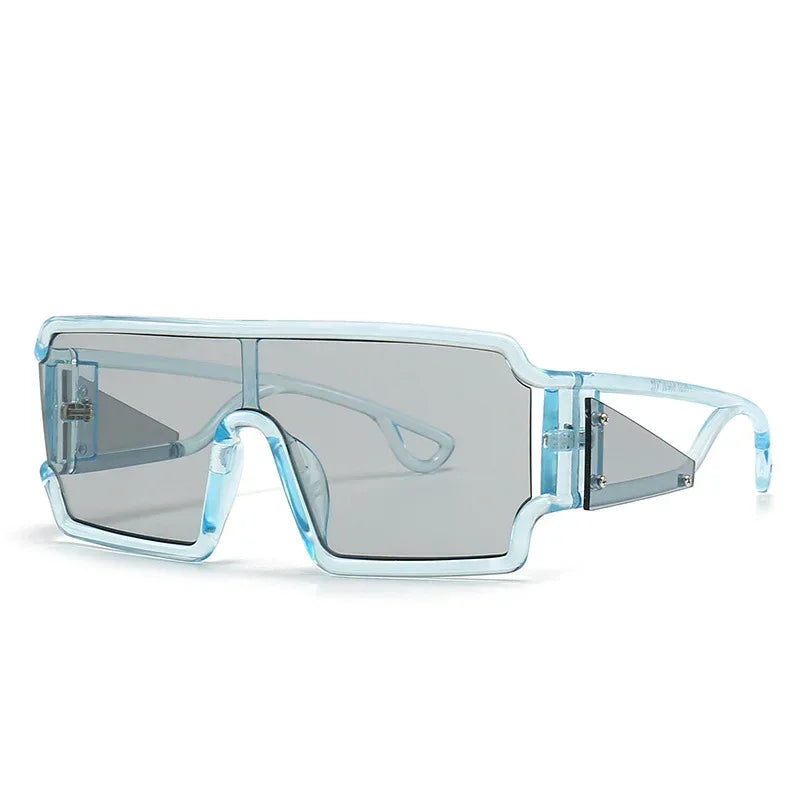 Square Fashion Large Rim Vintage Sunglasses - Viexta