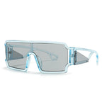Square Fashion Large Rim Vintage Sunglasses - Viexta