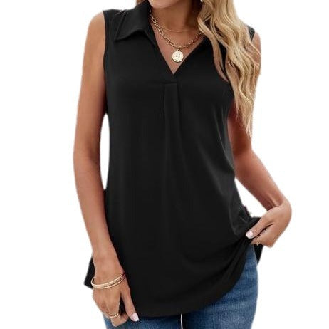 Women's Solid Color Casual Vest