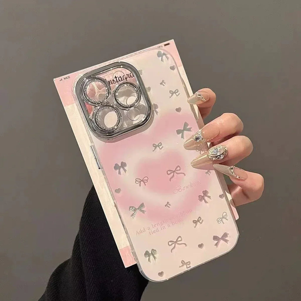 Heart Blush Bow iPhone Case - Viexta