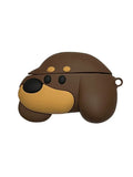 Brown Puppy Silicone Airpod Case - Viexta