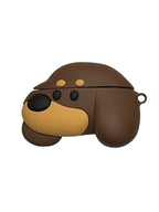 Brown Puppy Silicone Airpod Case
