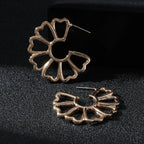 Fashion Hollow Flower Earrings - Viexta