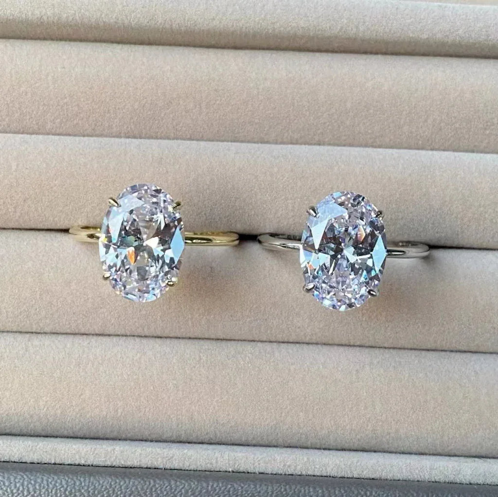 Wedding Luxury Oval Zircon Ring - Viexta