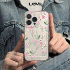 Small Floral Silicone iPhone Case - Viexta