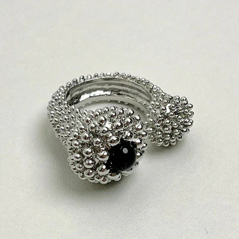 Black Agate Ring - Viexta