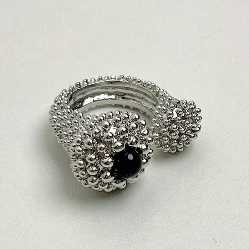 Black Agate Ring
