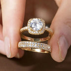 micro-inlaid-diamond-ring-set - Viexta