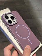 Frosted Fine Circle Magnetic iPhone Case - Viexta