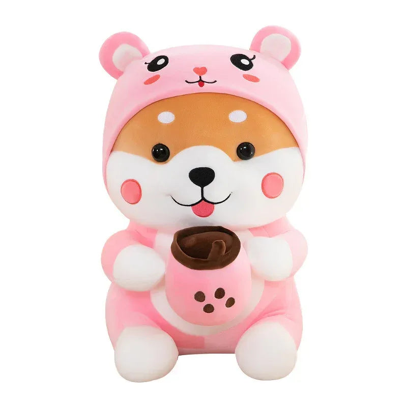 Transformation Milk Tea Dog Plush Toy - Viexta