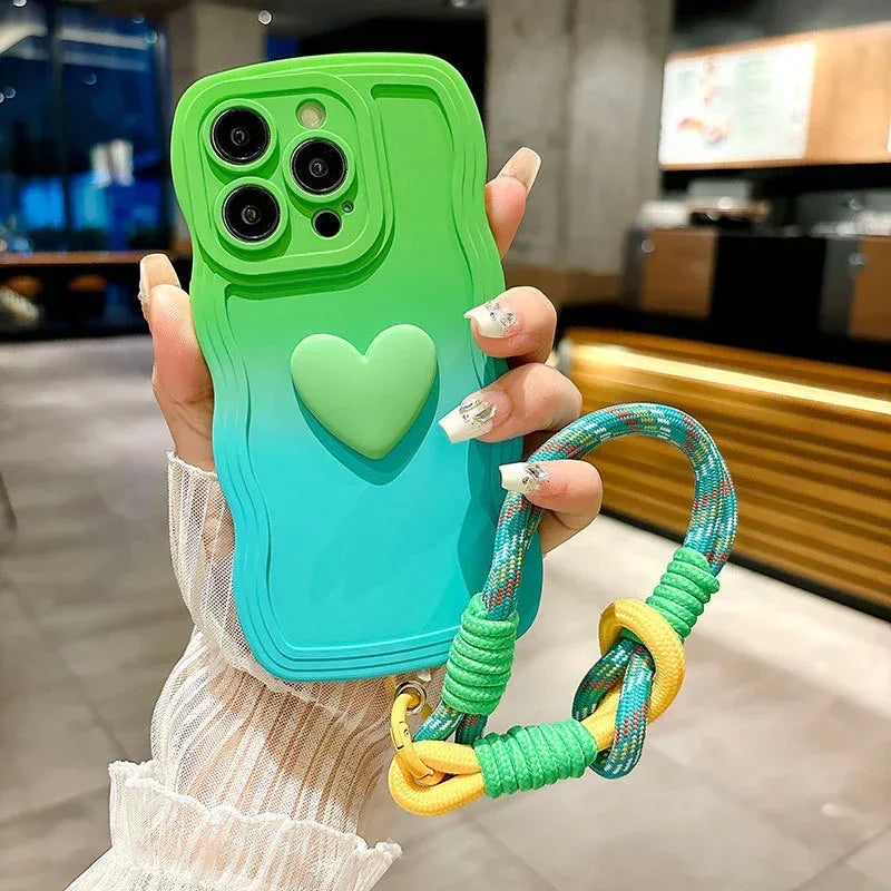 Gradient Stereo Heart iPhone Shell - Viexta