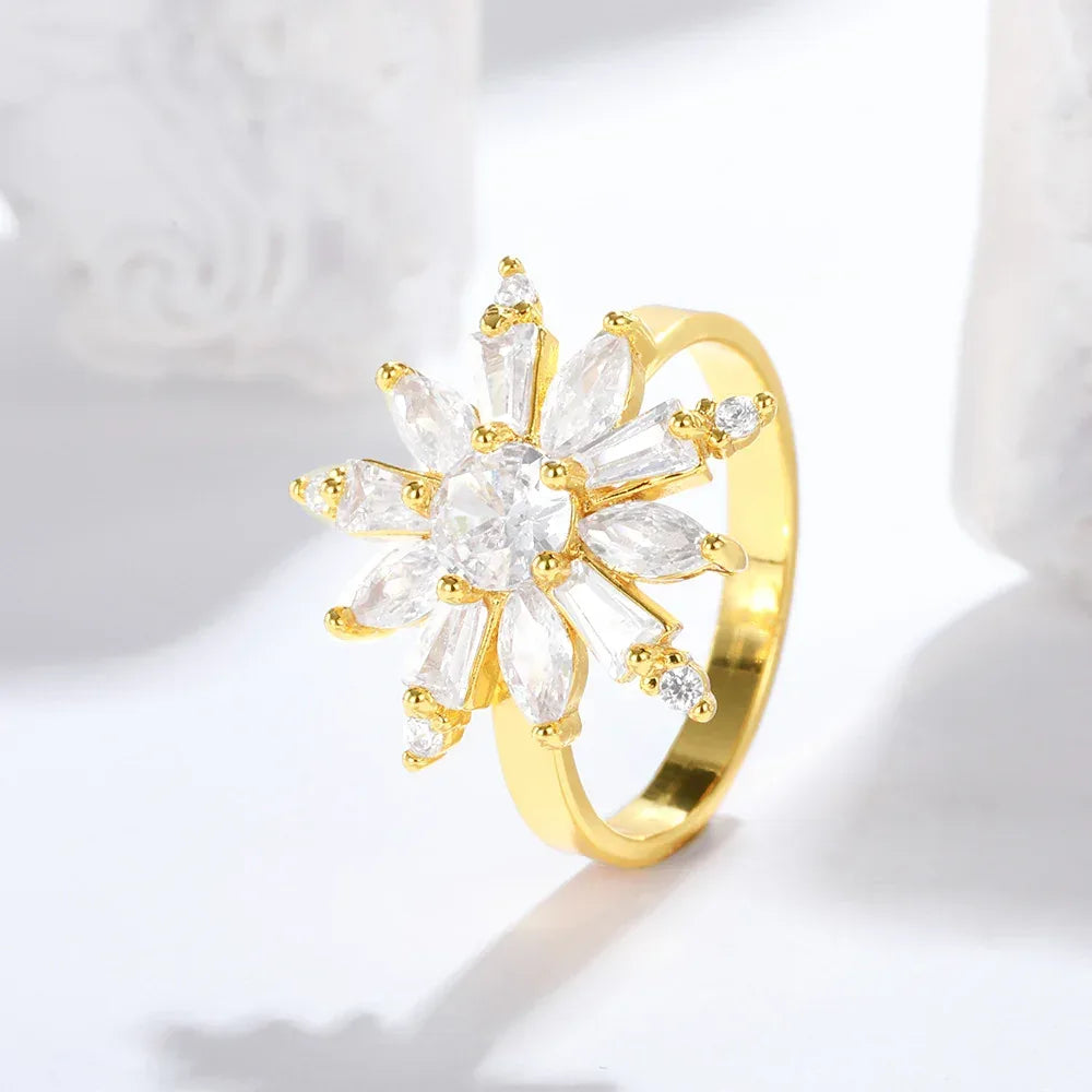 micro-inlaid-zircon-adjustable-flower-ring - Viexta