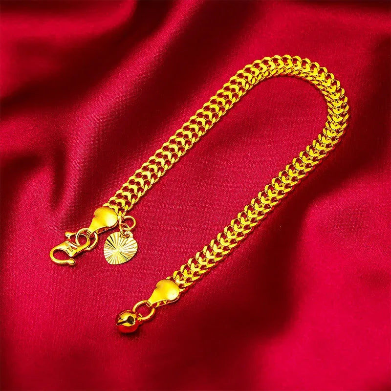 Brass Gold-plated Women's Bracelet - Viexta
