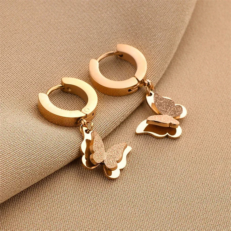 18k Trendy Hoops - Viexta