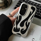 Hollow Flame Pattern Samsung Heat Dissipation Protective Cover - Viexta