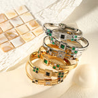 Titanium Steel Plated 18K Gold Light Luxury Bracelet