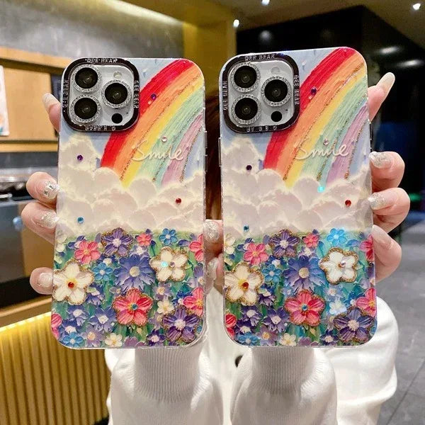 rhinestone-lens-protector-drop-resistant-iphone-case - Viexta