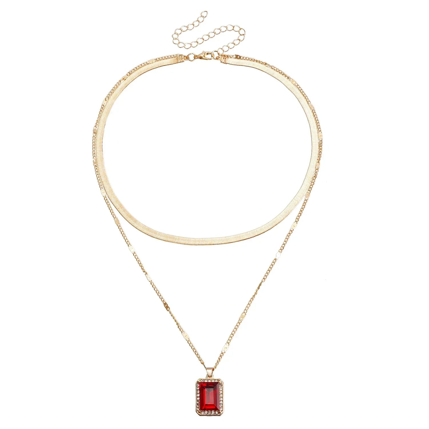Snake Collar-Bone Double-layer Clavicle Chain - Viexta