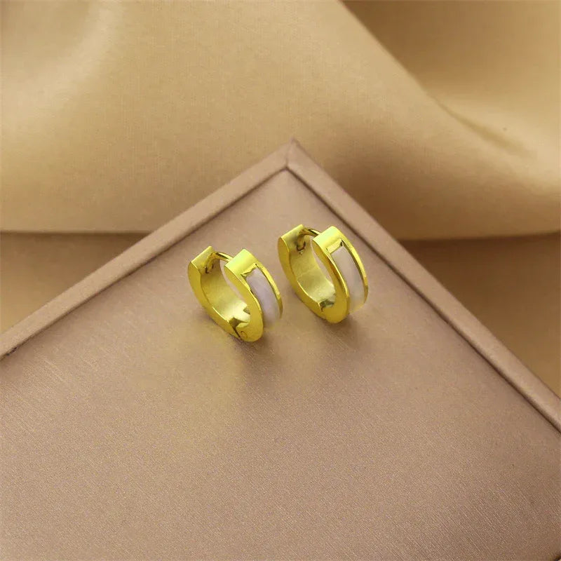 18k Trendy Hoops - Viexta