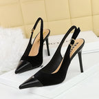 Women Velvet Heels