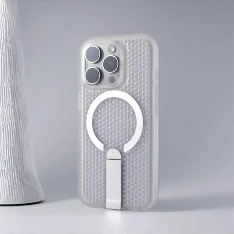 Drop-resistant Pivot Bracket Suction iPhone Case - Viexta