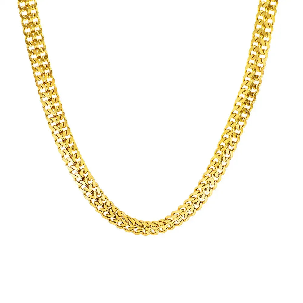 Non-fading Fashion Thick Hemp Flowers Woven Necklace - Viexta