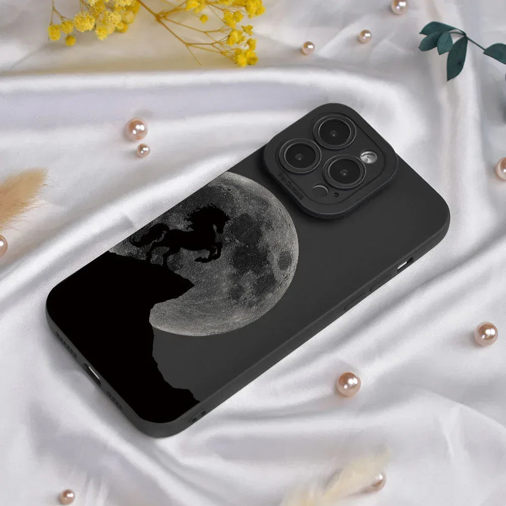 Steed Moon iPhone Case - Viexta