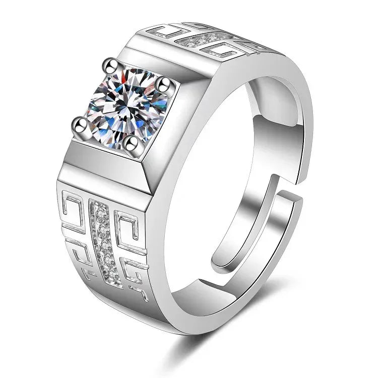 Six-claw 1 Karat Engagement Ring - Viexta