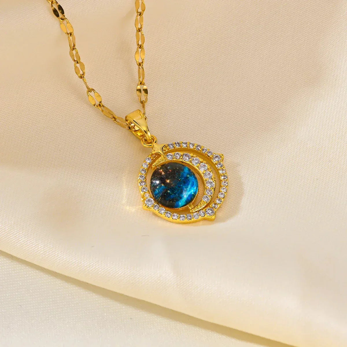 Fantasy Saturn Necklace For Women - Viexta
