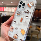 Premium Coffee Airbag Drop-resistant iPhone Cover - Viexta
