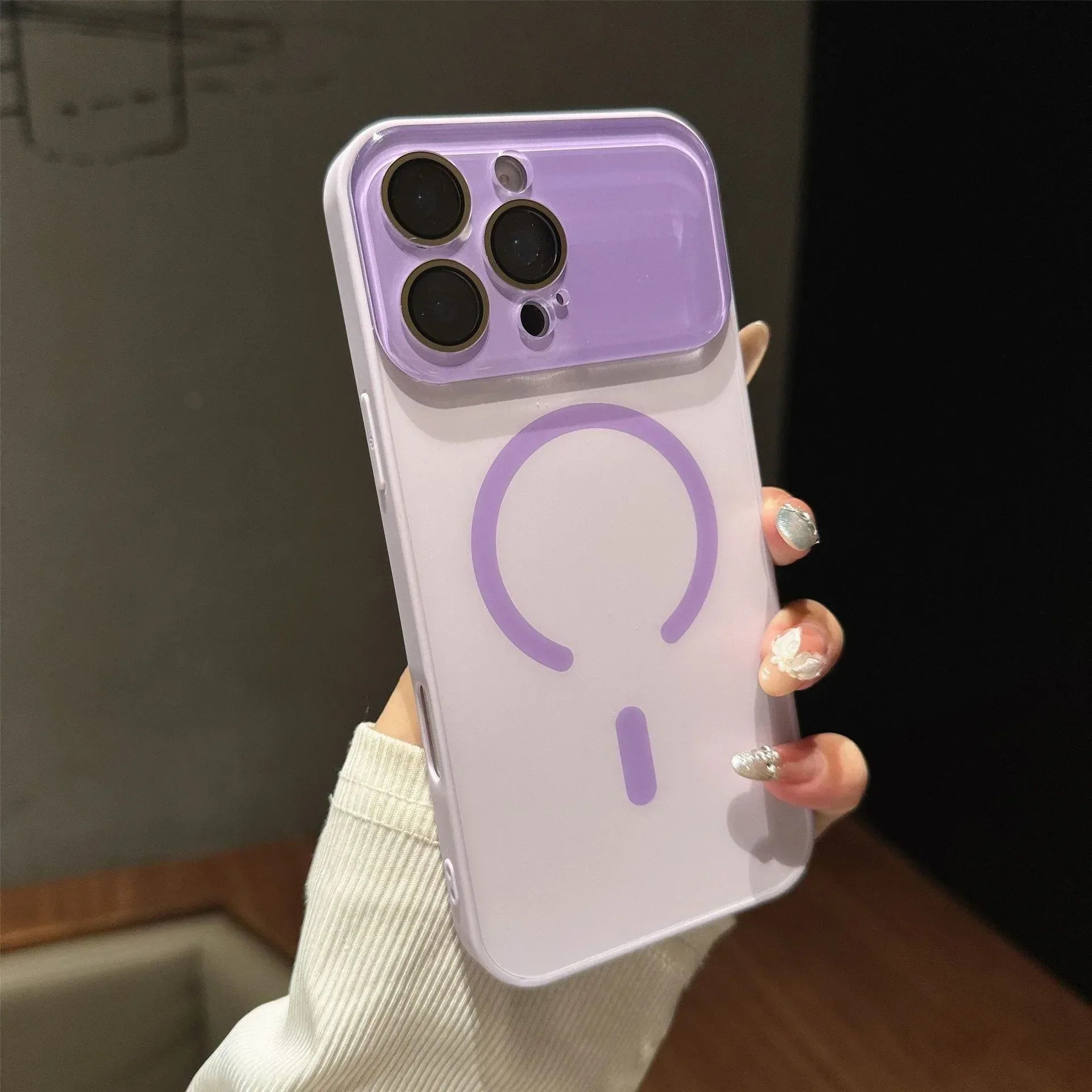 Large Window Frosted Magnetic iPhone Case - Viexta