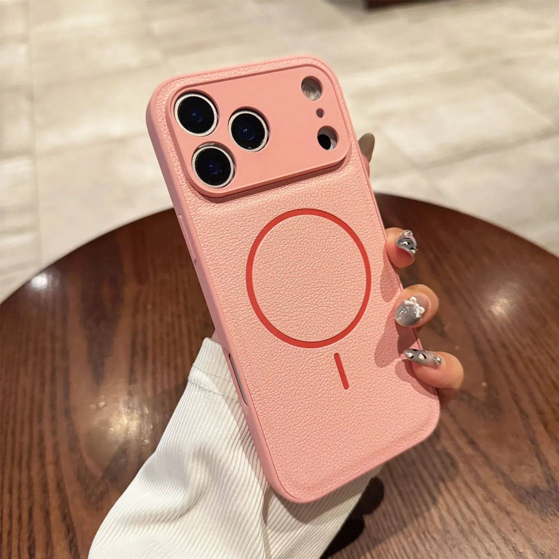 Magnetic Suction Hole Protective Sleeve iPhone Case - Viexta