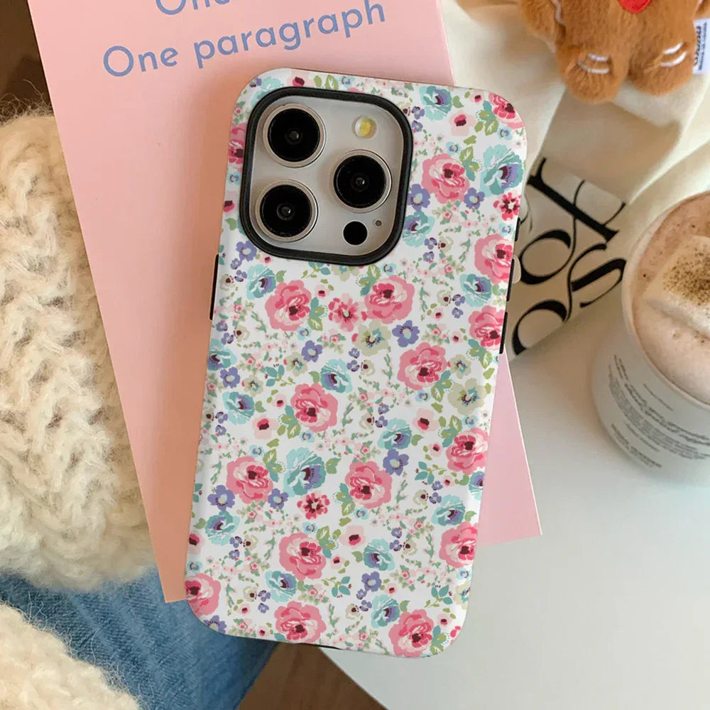 flower-shell-two-in-one-iphone-case - Viexta
