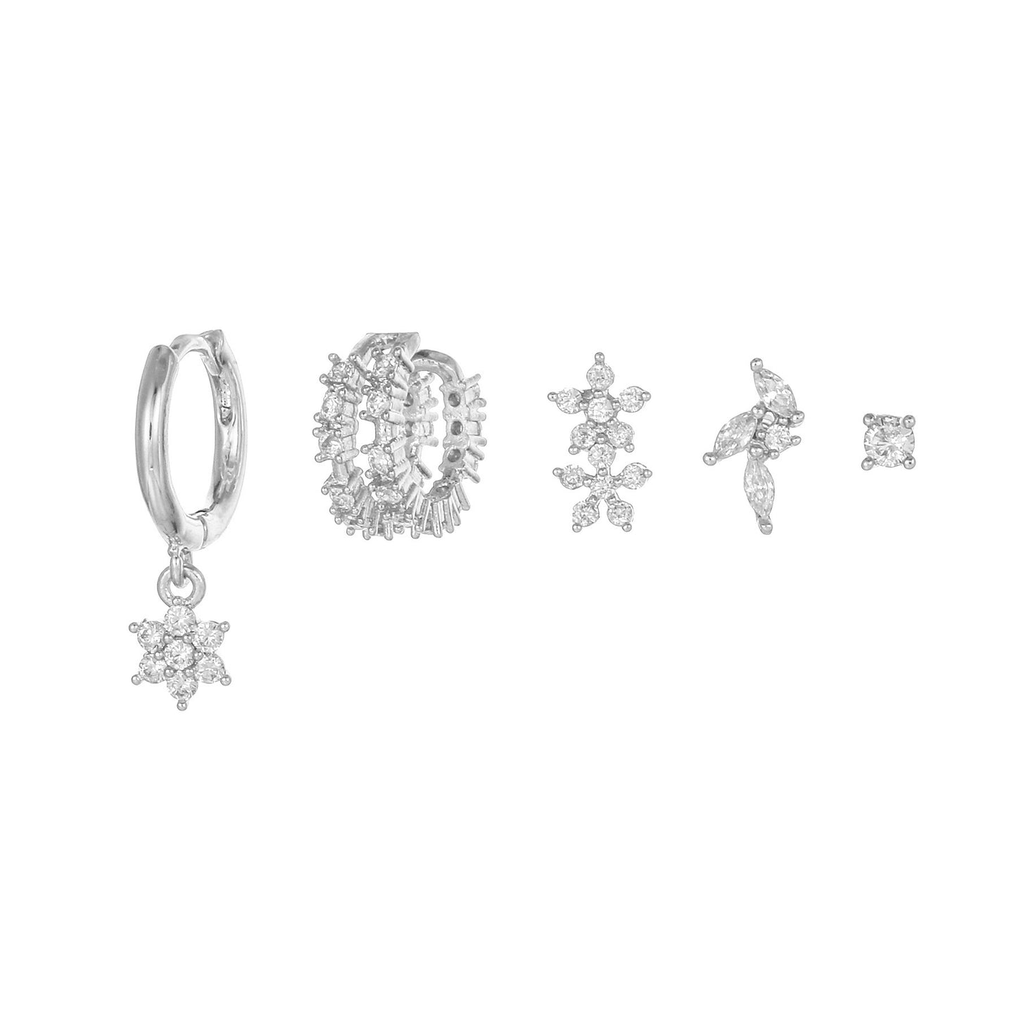 18k Five-piece Ear-cuff Set