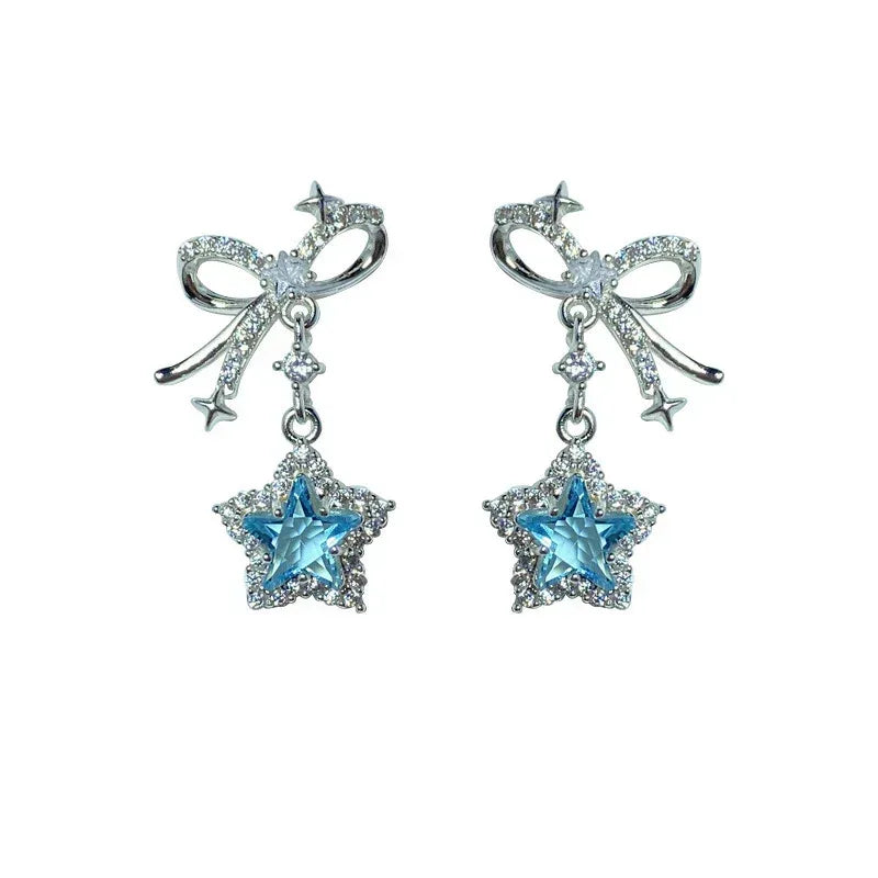Blue Star Ear Studs - Viexta