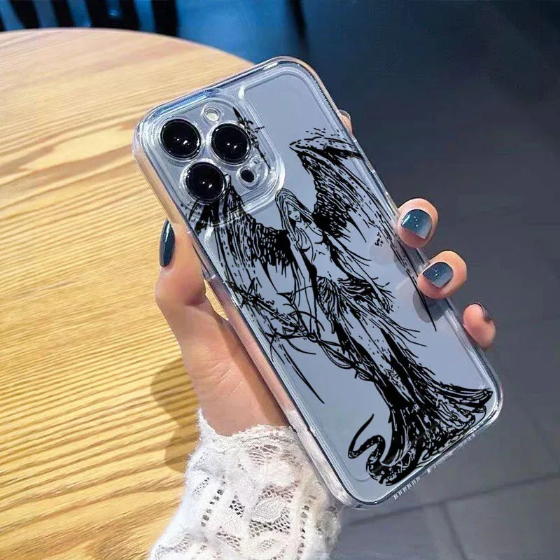 angel-advent-sketch-iphone-case - Viexta