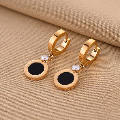 18k Trendy Hoops