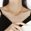 Non-fading Fashion Thick Hemp Flowers Woven Necklace - Viexta