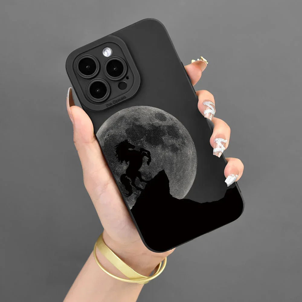 Steed Moon iPhone Case - Viexta