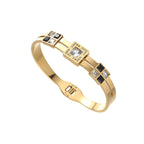 Titanium Steel Plated 18K Gold Light Luxury Bracelet