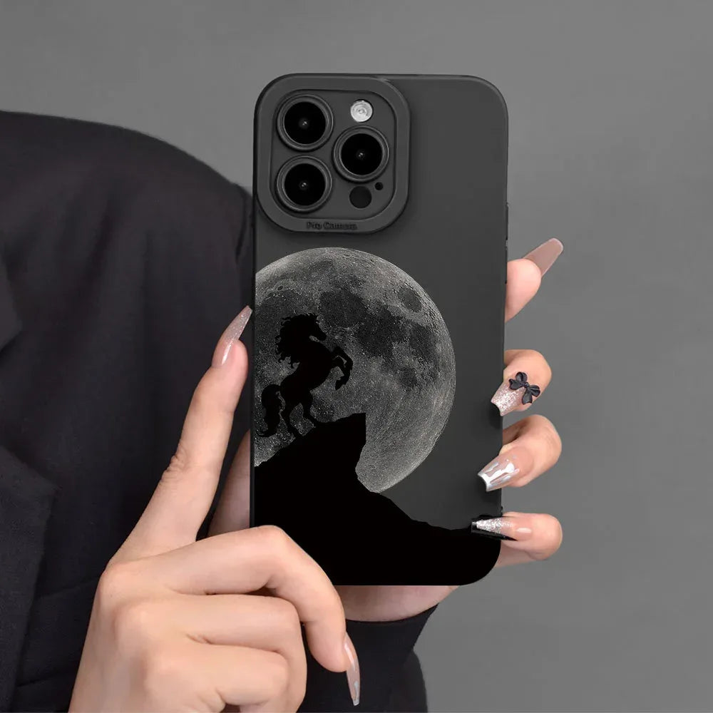 Steed Moon iPhone Case - Viexta