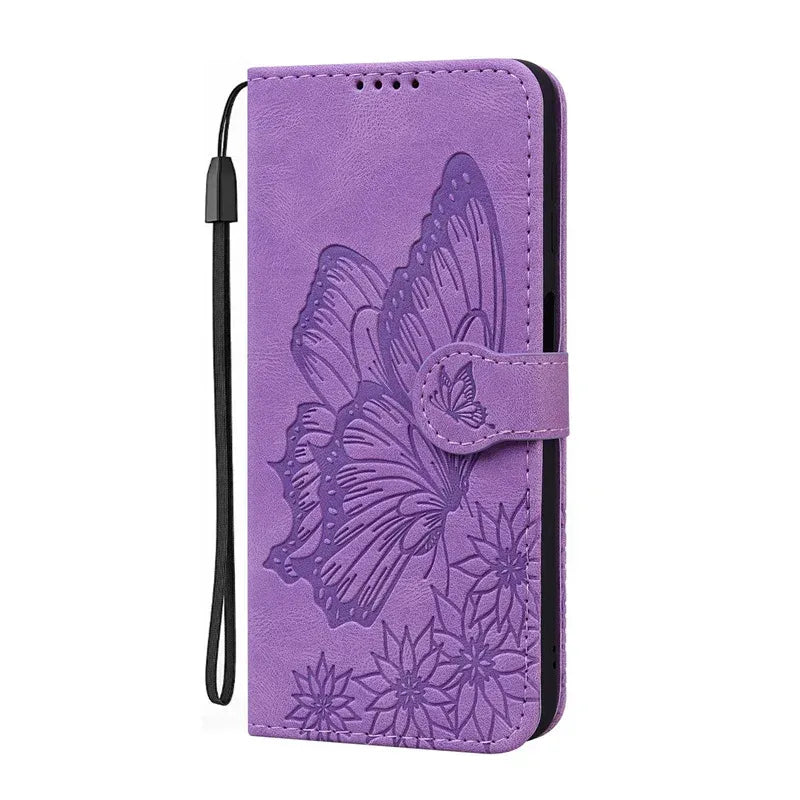 Bowknot Embossed Leather iPhone Case - Viexta