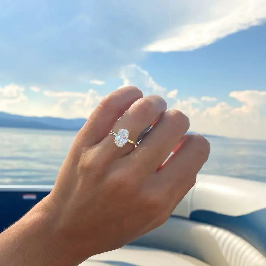 Wedding Luxury Oval Zircon Ring - Viexta