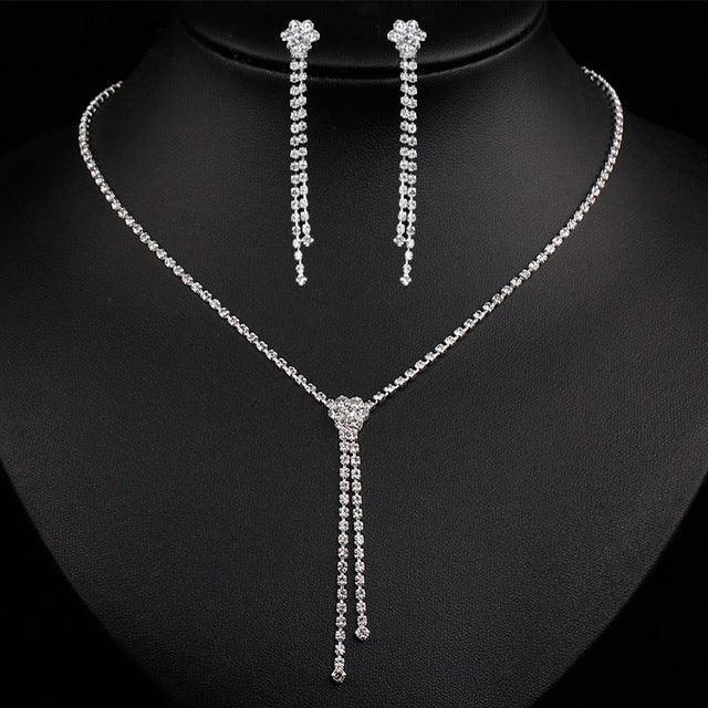 Zircon Water Drop Necklace - Viexta
