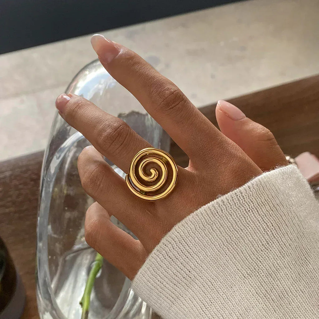 Stainless Steel Thread Spinning Ring - Viexta